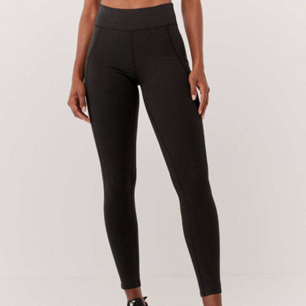 Pact Pureactive Pocket Legging in Black Organic Cotton